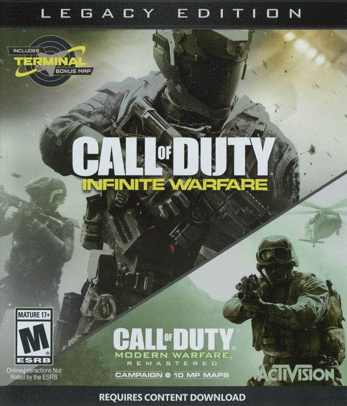 Call Of Duty: Infinite Warfare Legacy Pro Edition box art for Playstation 4